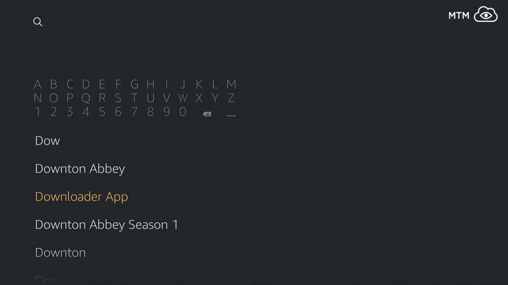 How to Jailbreak Amazon Fire TV Stick - Type Downloader Until the Downloader App Appears in the List Then Select It