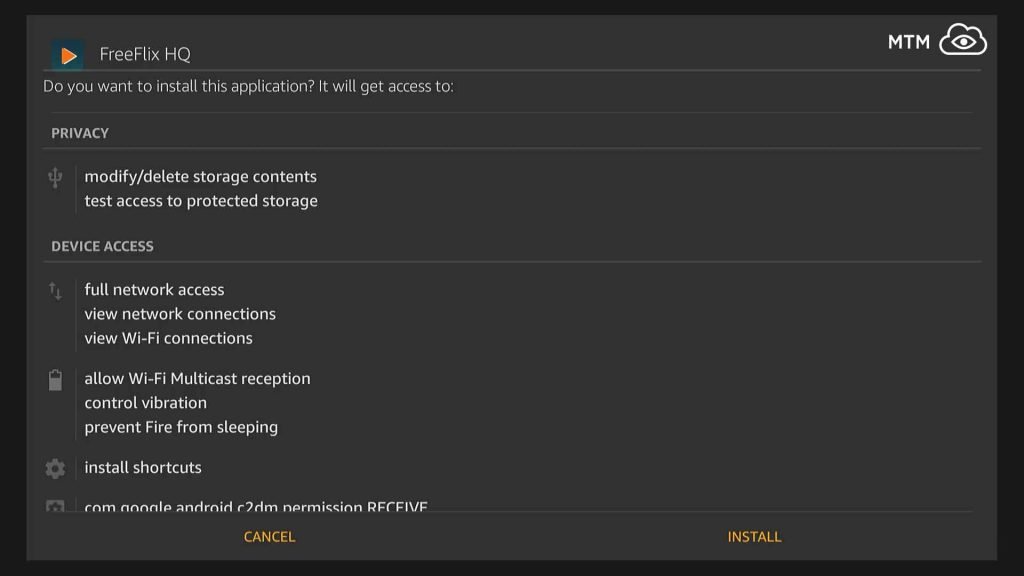 how to install FreeFlix HQ app on firestick