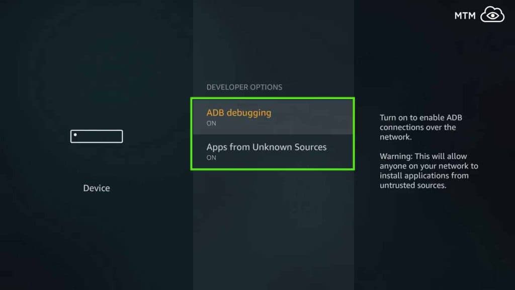 amazon considers mobdro apk an app from unknown sources on firestick