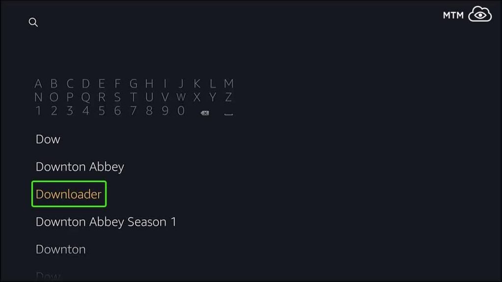 choose downloader from search results