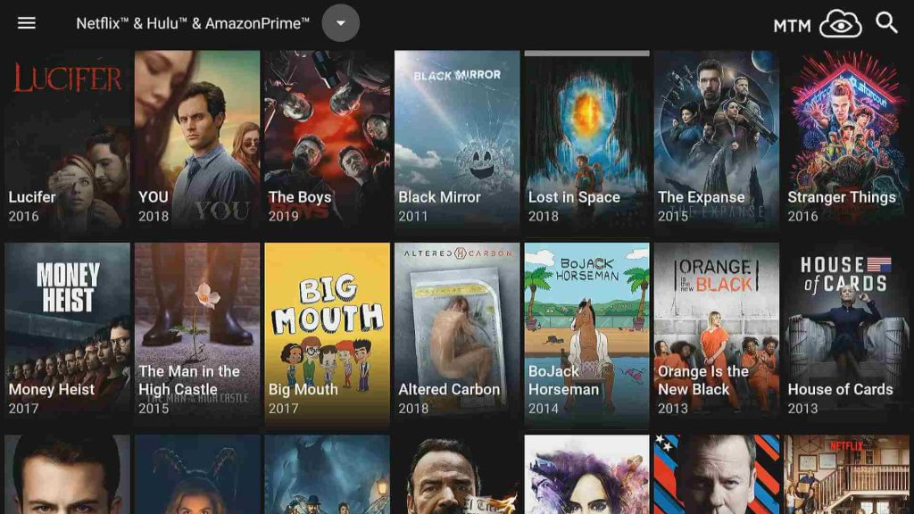 stream netflix, amazon prime video, and hulu with catmouse apk