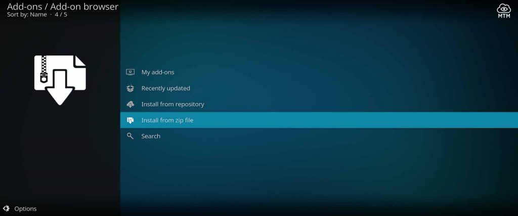 click for supreme builds repo zip file installation in kodi 18 leia