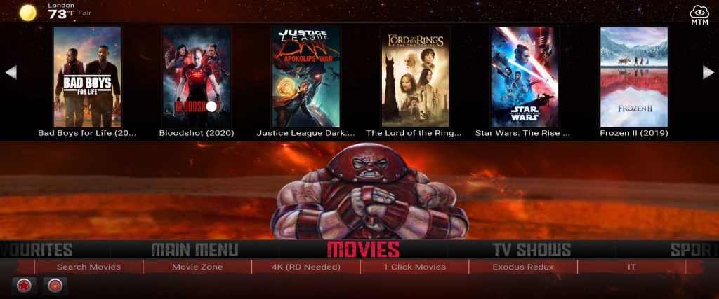 juggernaut build - one of the best kodi builds today